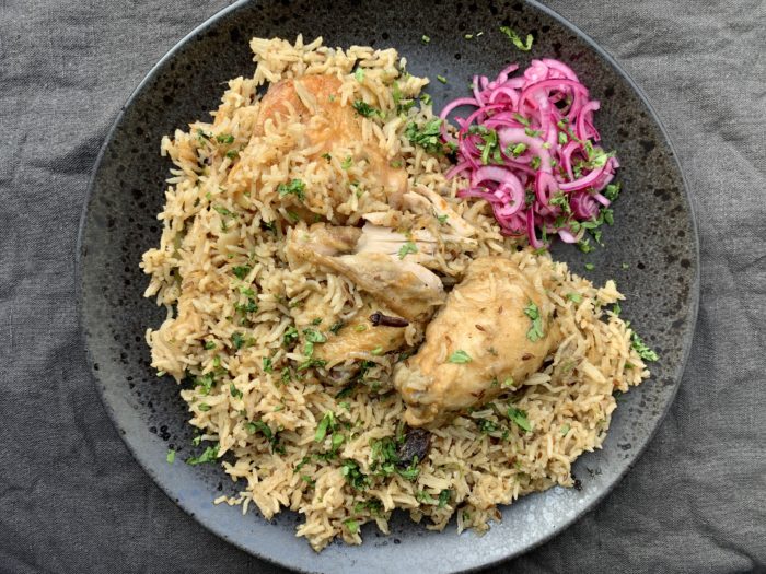 الأرز الهندي مع الدجاج