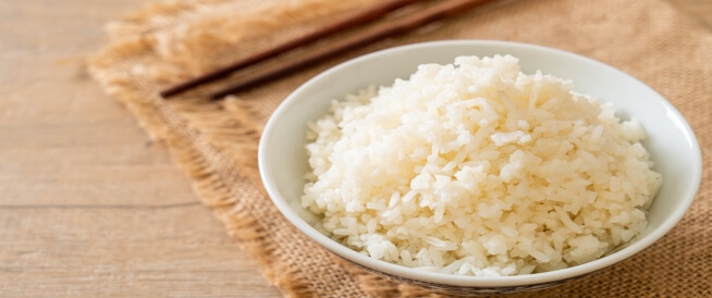 الأرز الأبيض بخطوات سهلة 