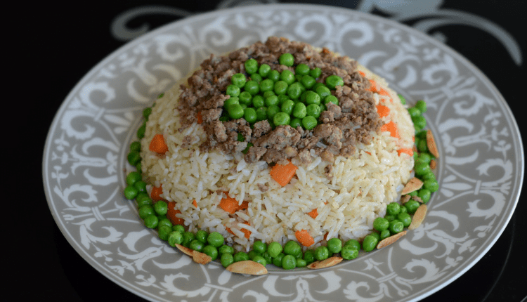 طريقة تحضير الأرز بالبازلاء مع اللحم