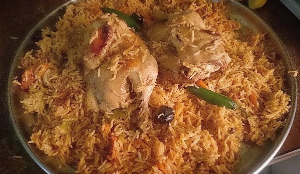 الأرز المضغوط  من المطبخ السعودي 