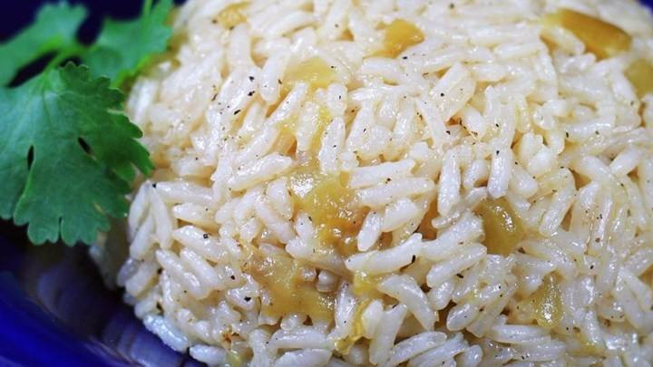 أرز أخضر بالفلفل