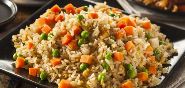 صينية الأرز بالخضروات للنباتيين