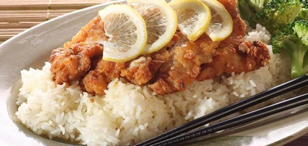 أرز مبهر مع السمك للعزومات 