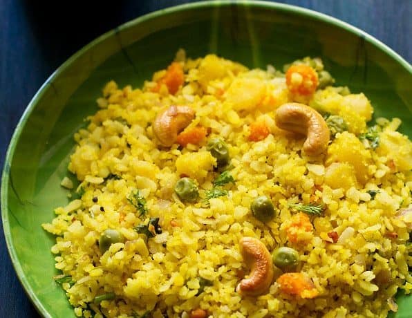 الأرز بالكاري والخضروات