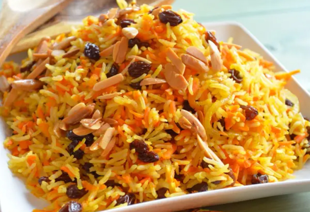 أرز العنبر على الطريقة الباكستانية
